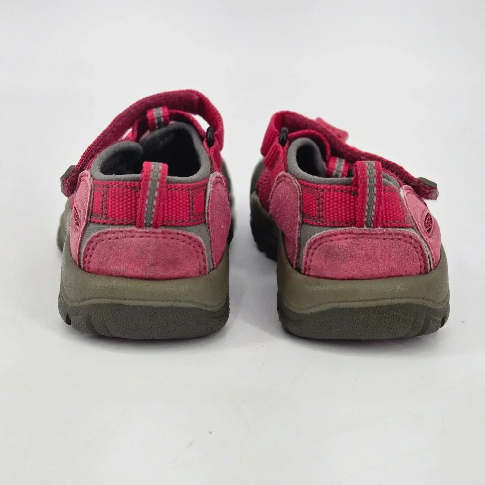 Keen Newport H2 Bright Hot Pink Grey Water Sandals Kids Toddler SZ 8 Waterproof